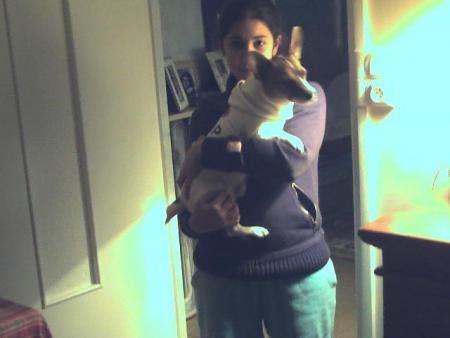 diana et son chien